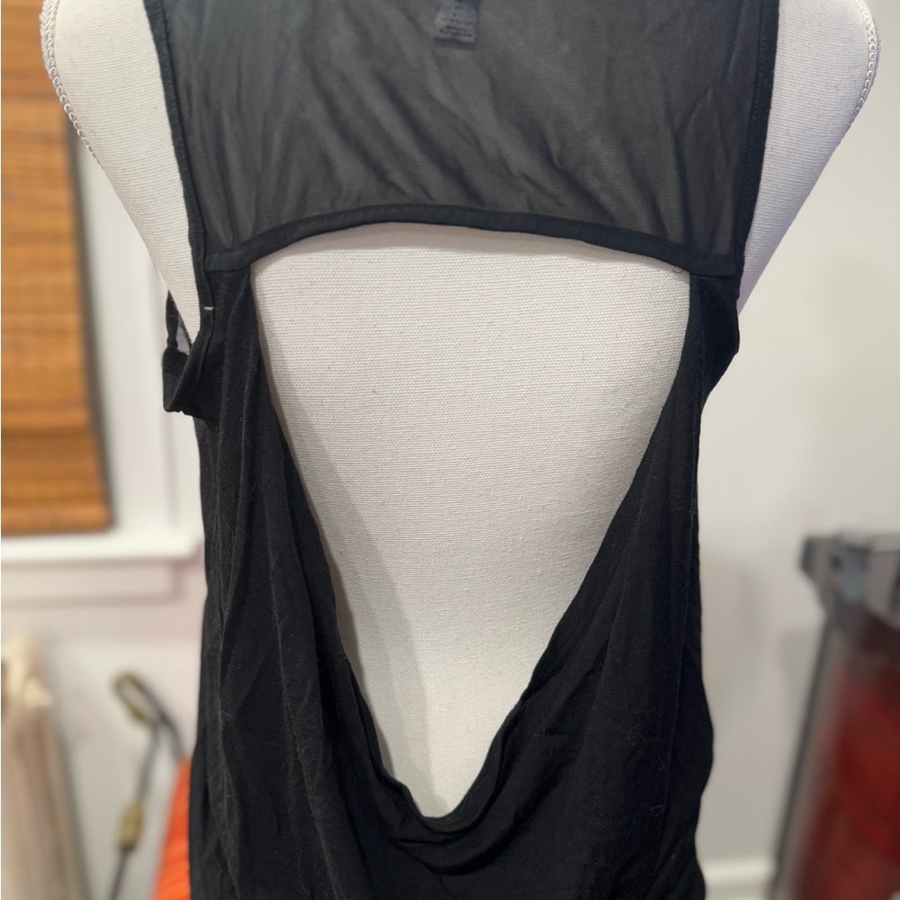 Black Women's Sleeveless Top - Picture 5 of 6